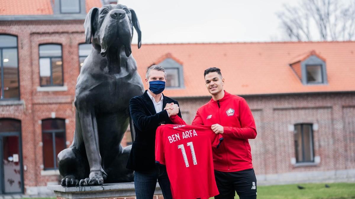Hatem Ben Arfa, refuerzo invernal del Lille, firmó hasta el final de temporada