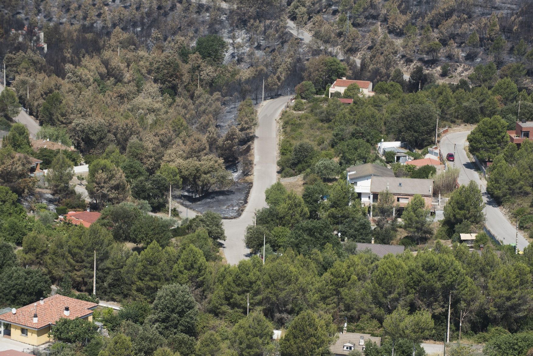 La dimensió de la tragèdia al Bages des de l’aire