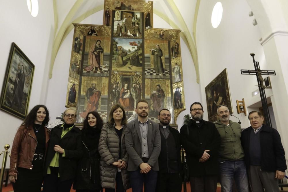 El retablo es el conjunto pictórico más importante de Ibiza