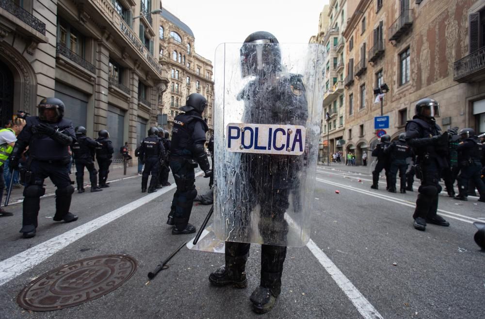 Nueva jornada de disturbios en Barcelona