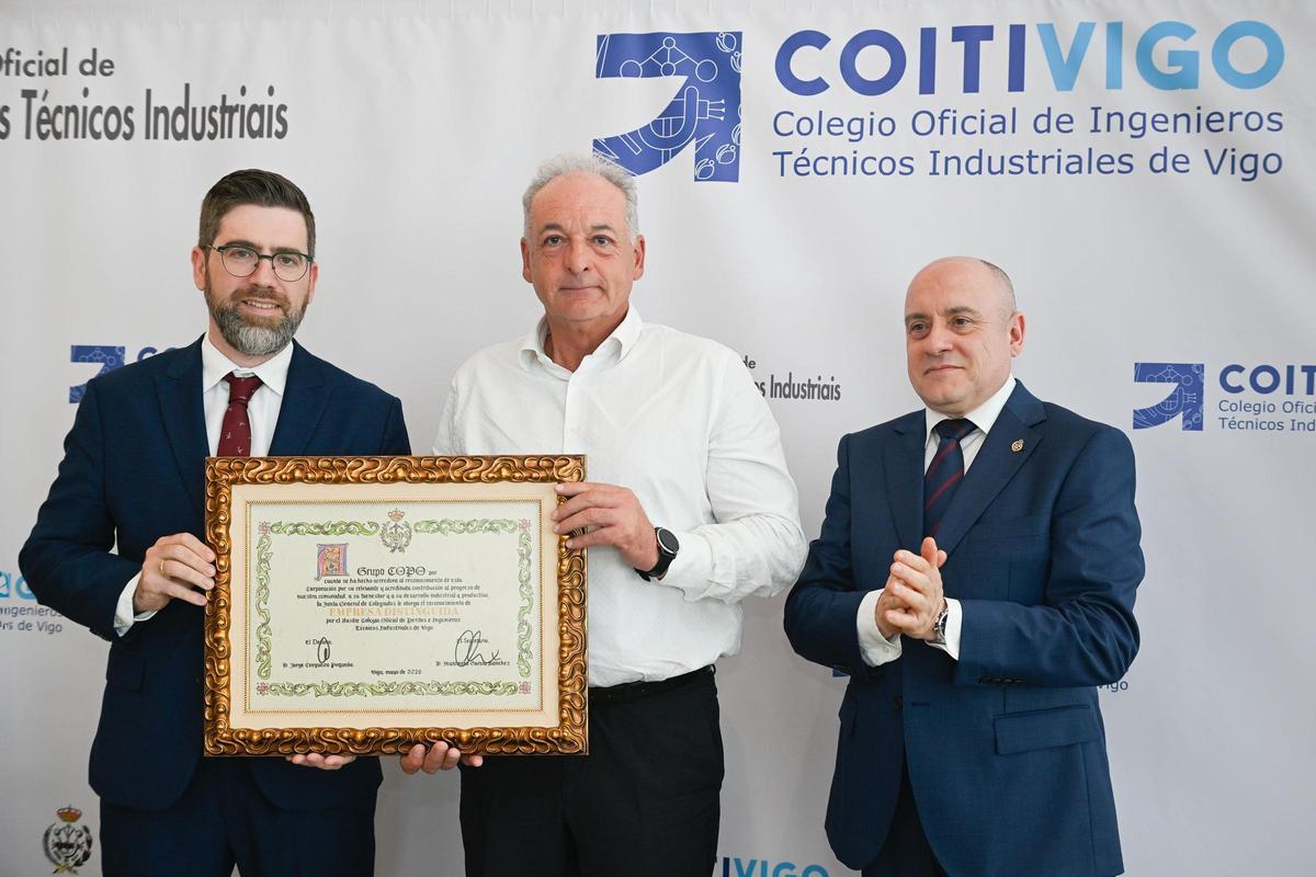 El CEO del Grupo Copo recogió la distinción.