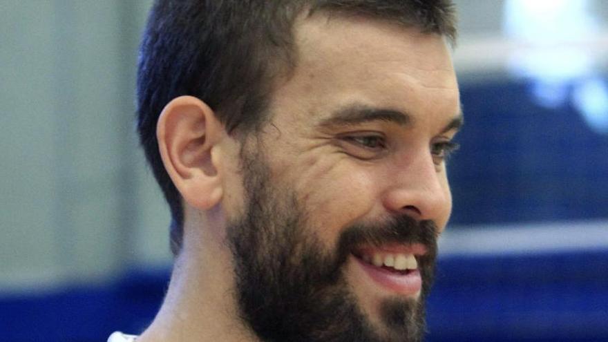 Marc Gasol entrena con la selección para preparar el Mundial.