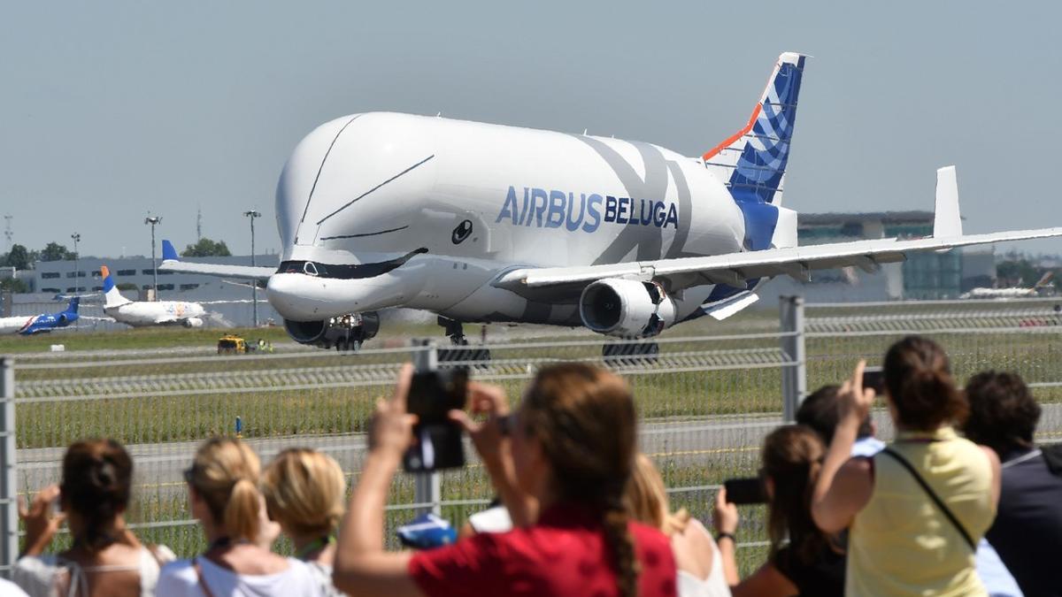 El Beluga XL de Airbus.