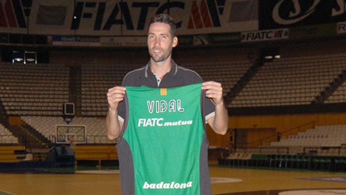 Sergi Vidal, presentado como nuevo jugador del FIATC Joventut