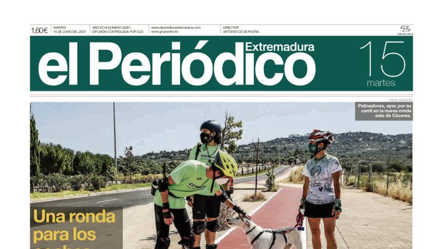 Consulta la portada correspondiente al día 15 de junio del 2021