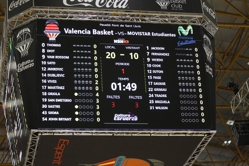 Las mejores imágenes del Valencia Basket - Estudiantes de pretemporada