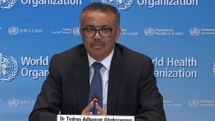 El director general de OMS, Tedros Adhanom Ghebreyesus.