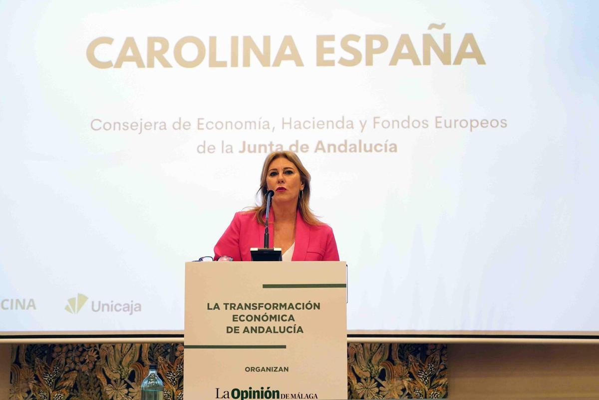 Carolina España, consejera de Economía de la Junta de Andalucía