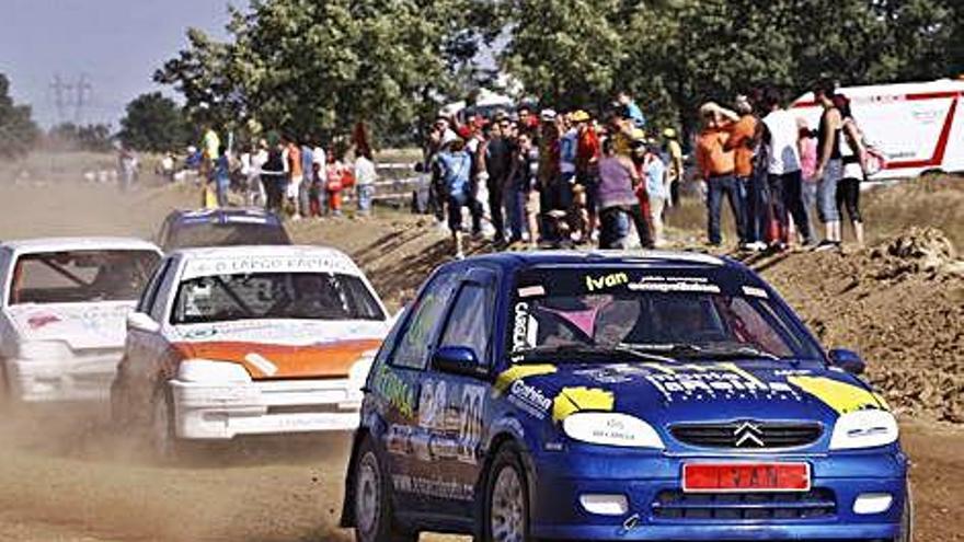 Iván Posado, en la última carrera disputada en Bermillo, en 2010.