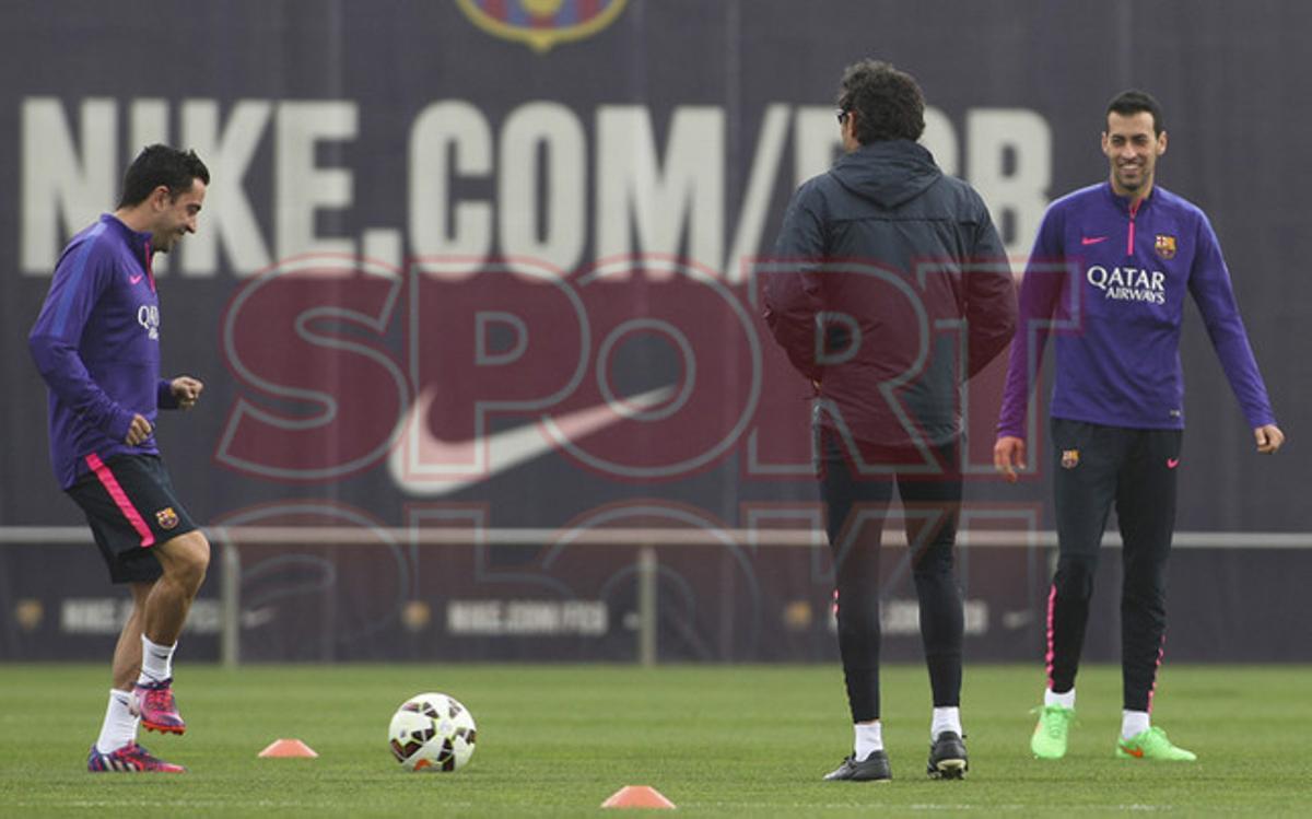 Entreno del FC Barcelona antes del clásico Entreno del FC Barcelona antes del clásico