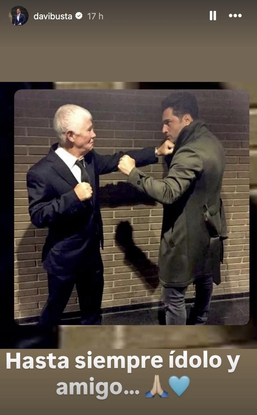 David Bustamante se despide de Pepe, padre de David Bisbal