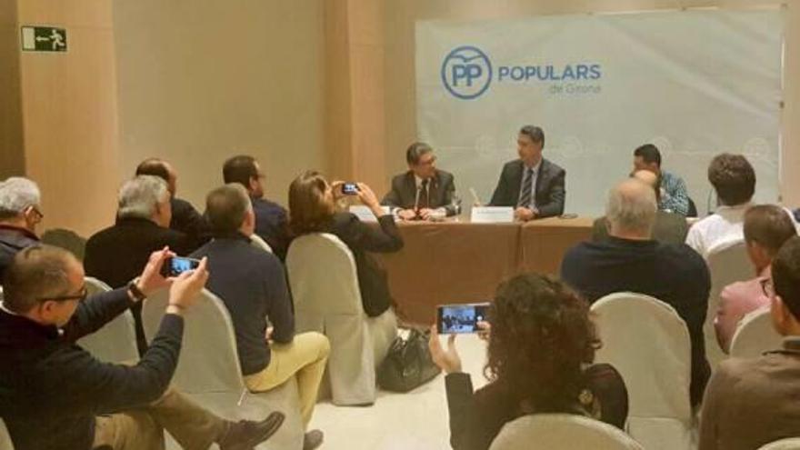 Comitè executiu del PP de Girona amb Millo i García Albiol