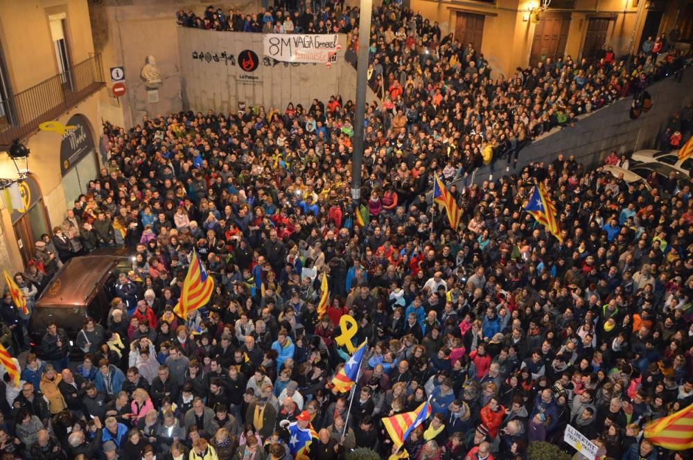 Berga omple els carrers amb una de les mobilitzaci