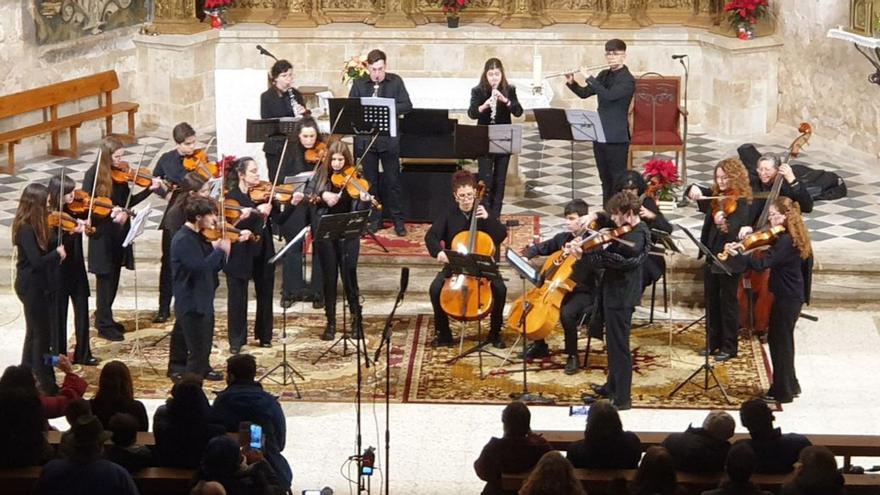 La música de la Joven Orquesta Sinfónica resuena en Venialbo