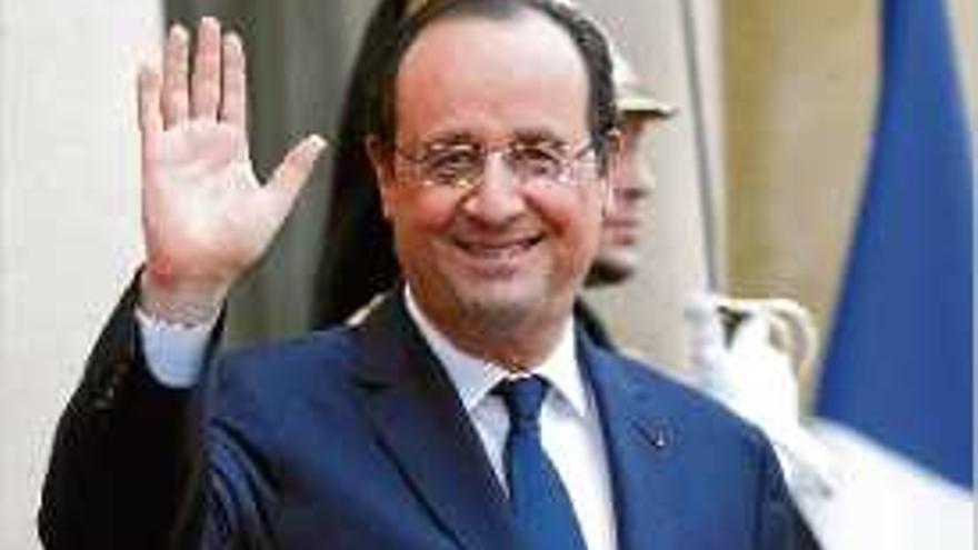 Hollande, ahir al Palau de l&#039;Elisi de París.