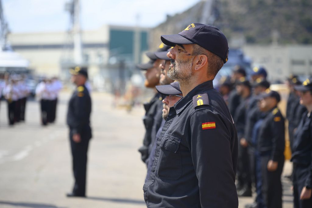 Llegada del buque Hesperides a Cartagena