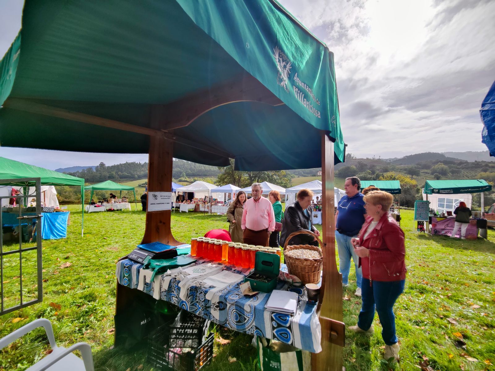 Así vivió Camoca su feria del lino y las nueces