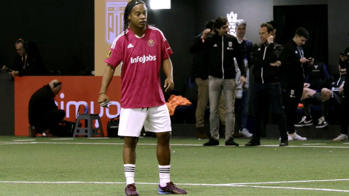 Ronaldinho, durante la Kings League