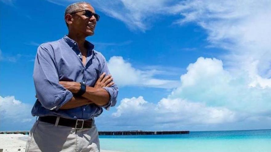 Barack Obama se retira al paraíso tahitiano de Marlon Brando