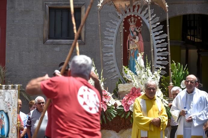 PROCESION VIRGEN DE LAS NIEVES. LOMO MAGULLO