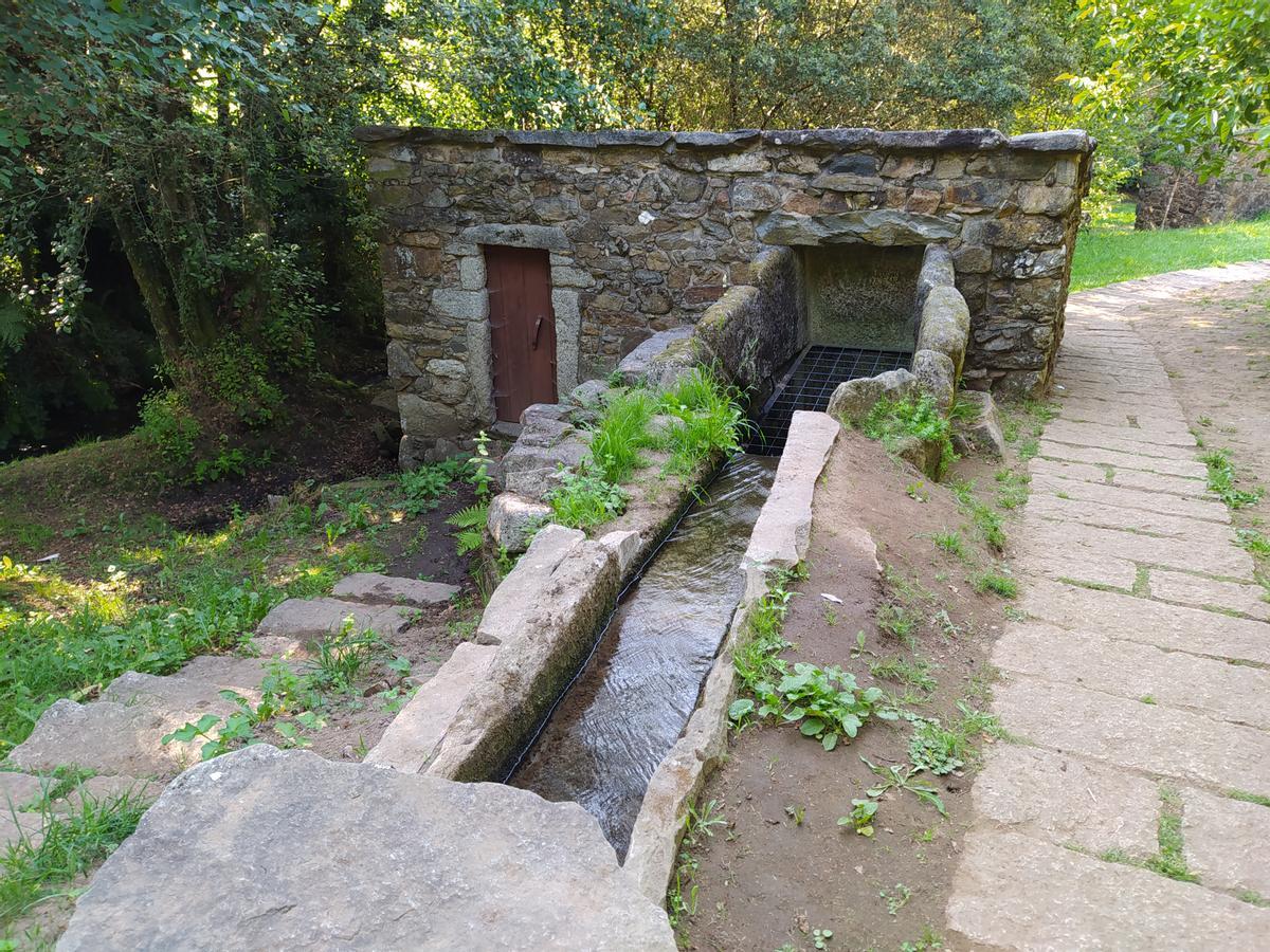 Uno de los molinos restaurados.