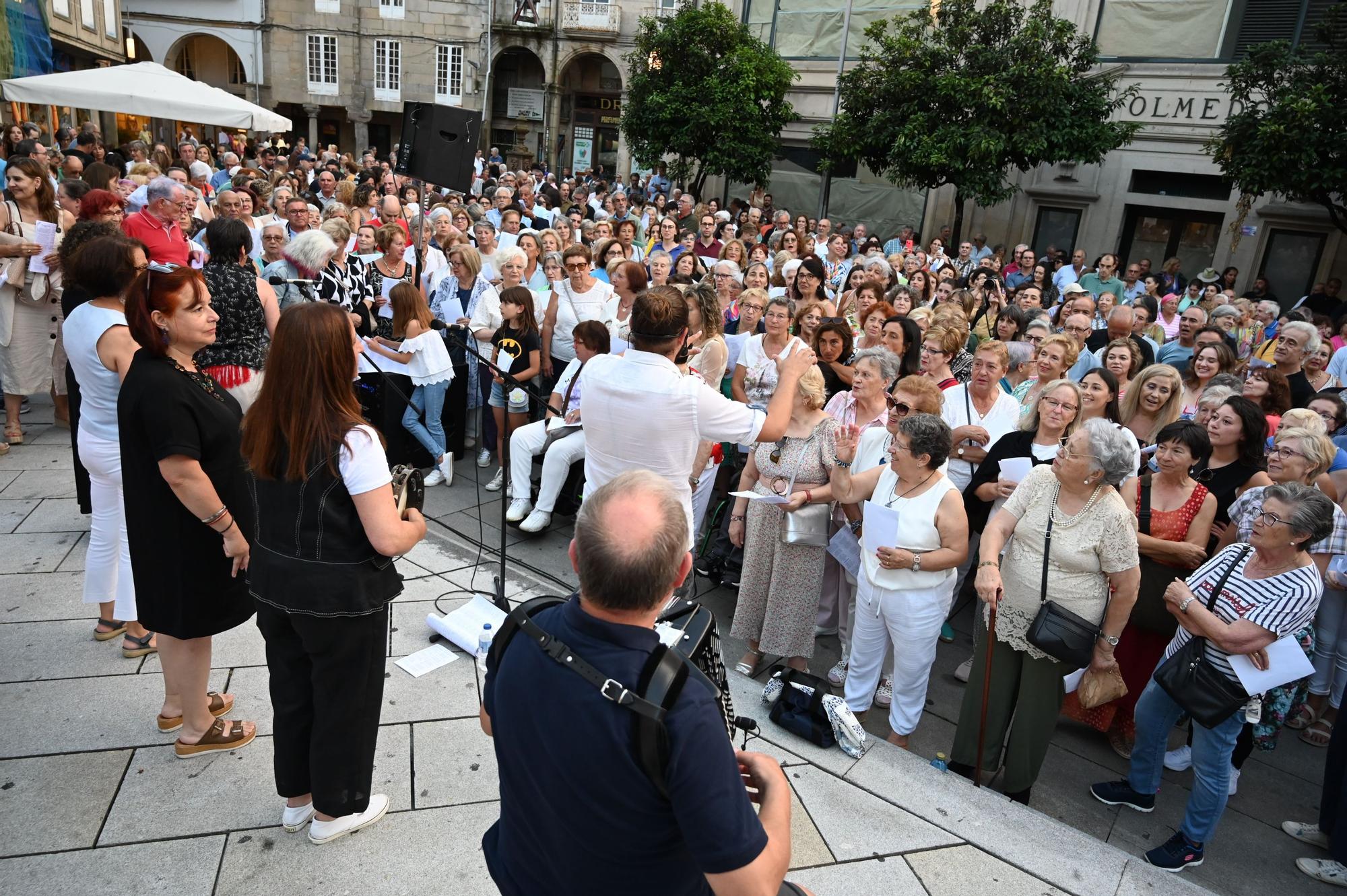 Las fiestas de A Peregrina llenan Pontevedra