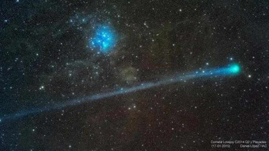 El cometa Lovejoy se observa desde Canarias a simple vista