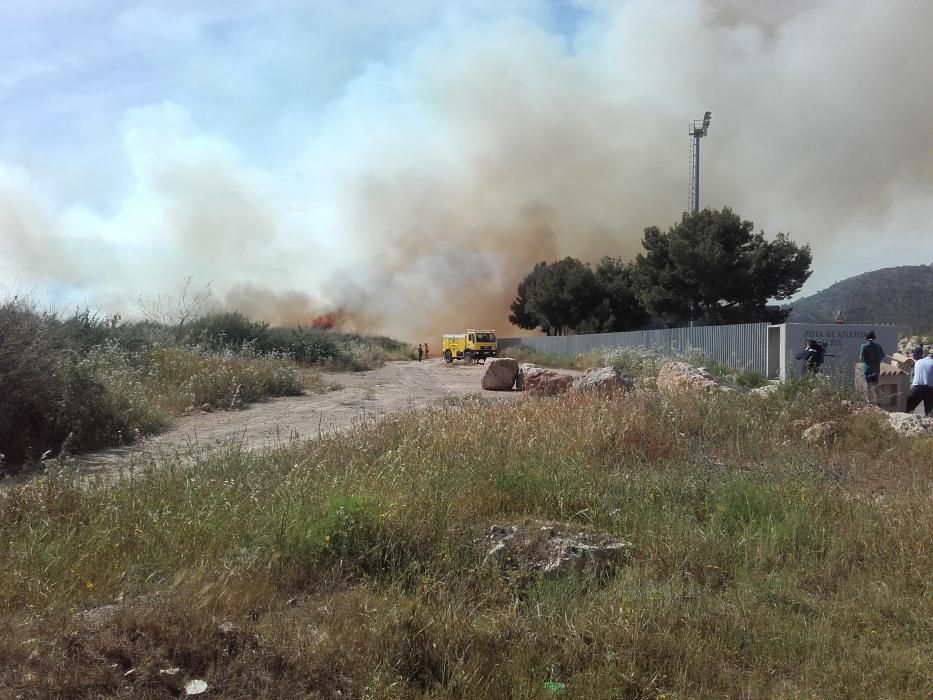 Alarma en Magaluf por un incendio en un descampado