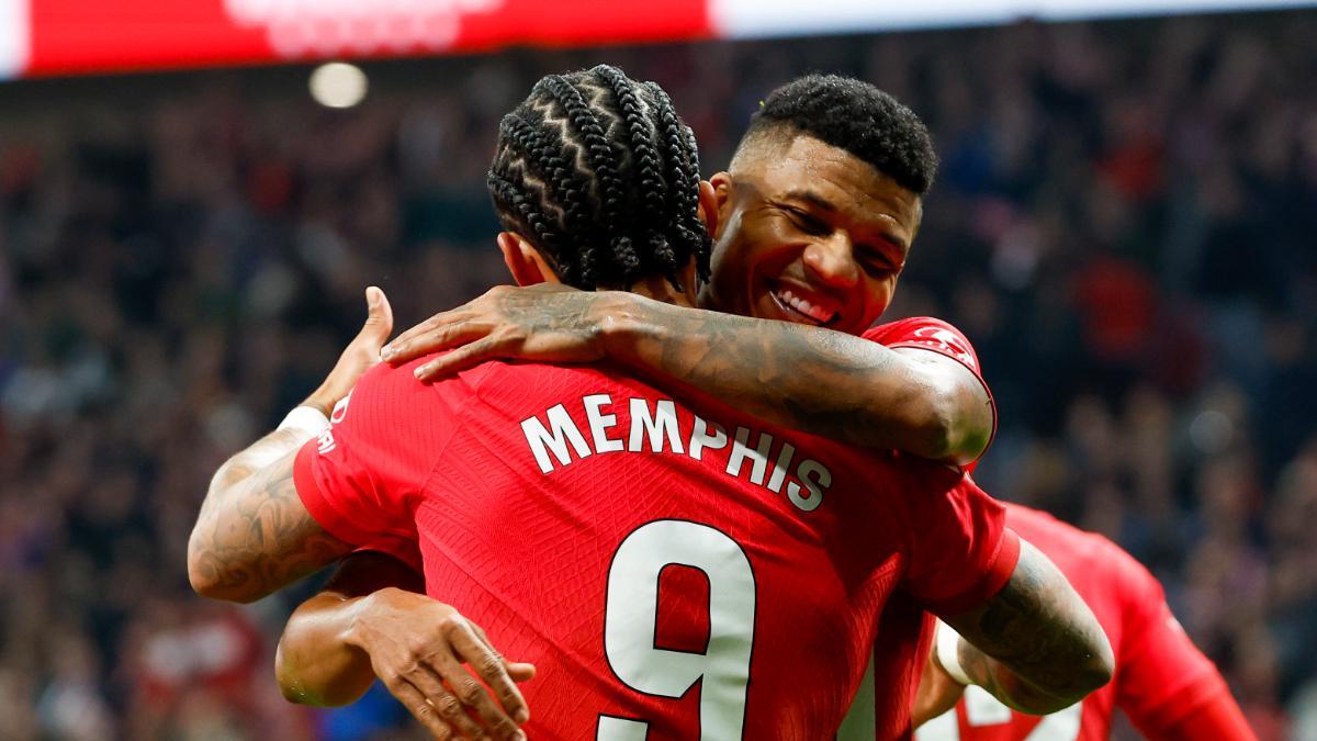 Memphis vuelve a mojar en el triunfo del Atlético ante el Valencia