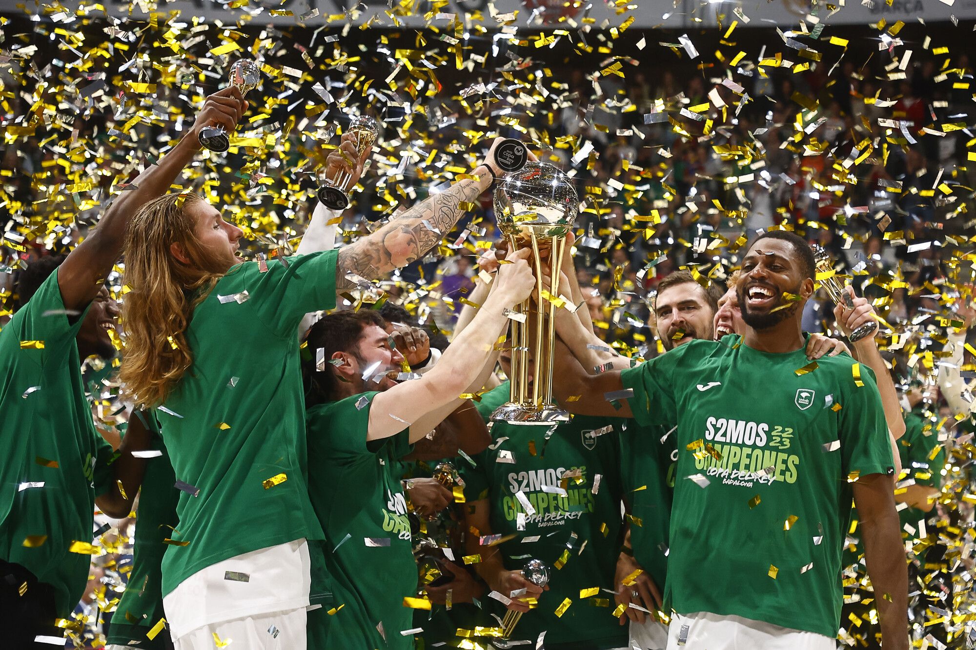 La celebración de la Copa del Rey de Unicaja, en imágenes