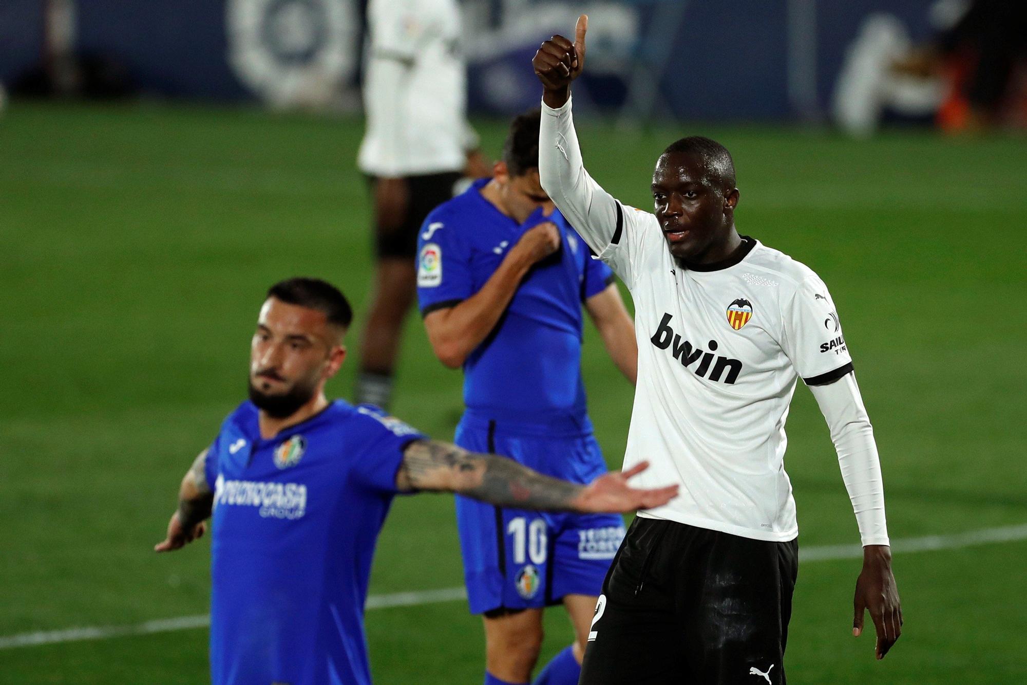 Las imágenes del partido entre el Getafe y el Valencia CF