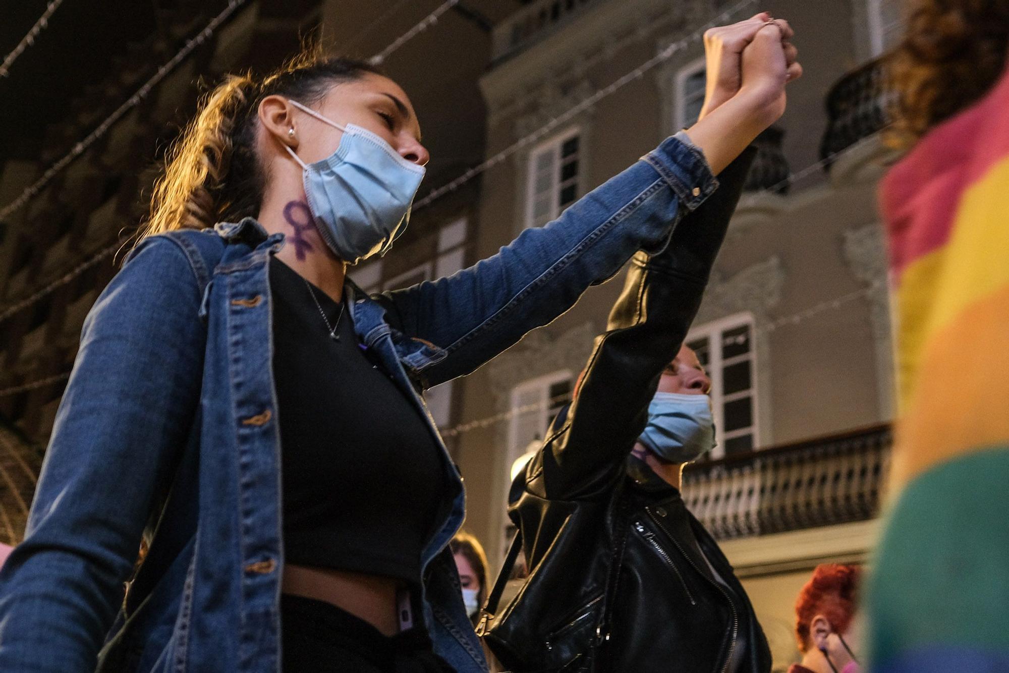 Manifestación del 25N en Las Palmas de Gran Canaria