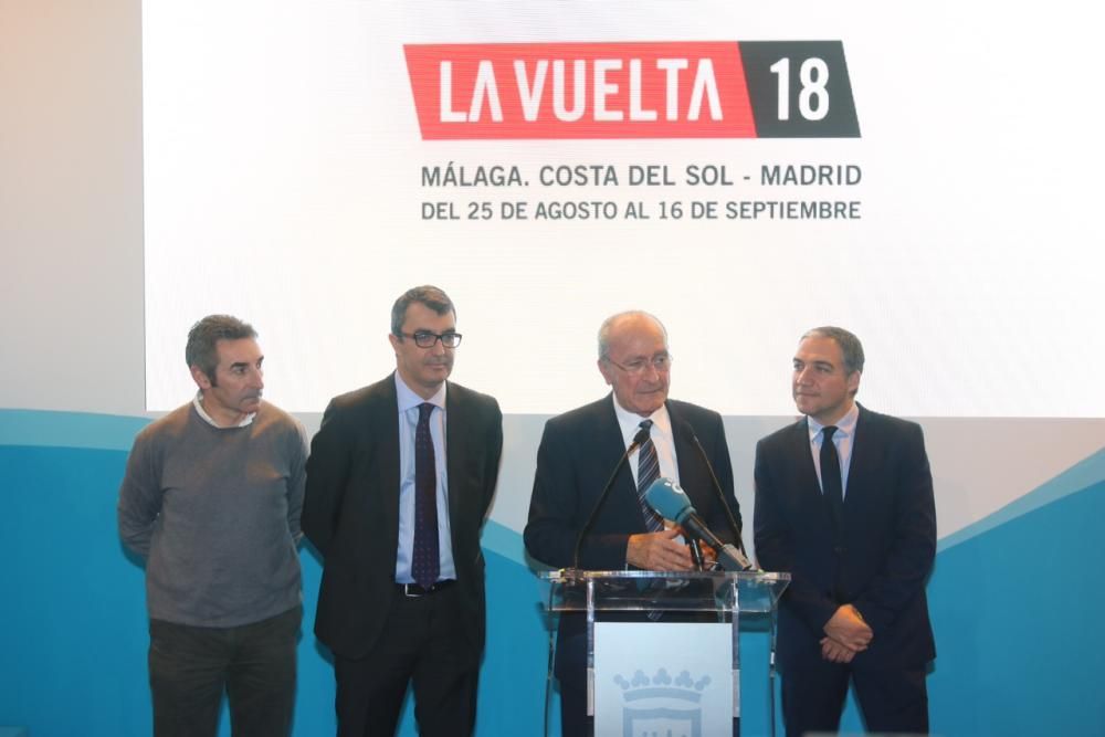 Los pueblos de Málaga, la presentación de la salida de la Vuelta a España desde Málaga y la presencia del consejero, Javier Fernández, protagonistas este jueves en Fitur.
