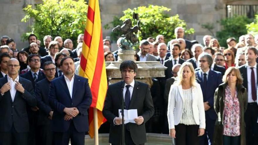 El Govern català «en ple» es fa responsable de fer el referèndum