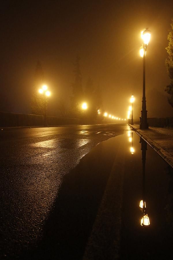 Noche de niebla en Córdoba