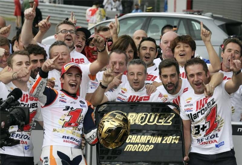 Márquez, bicampeón de MotoGP