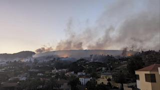 Evacúan el municipio de Puntagorda por el incendio forestal de La Palma