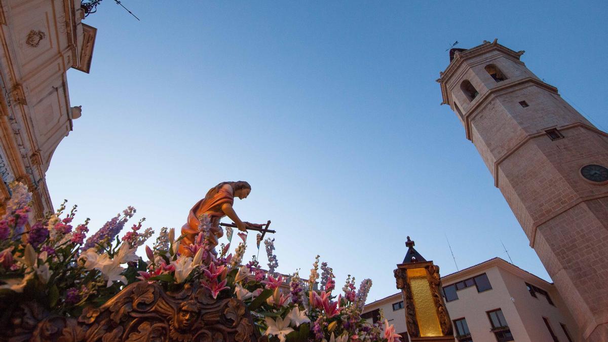 Procesión del Cristo de la Sangre en la ciudad de Castelló, uno de los actos más multitudinarios de Semana Santa.