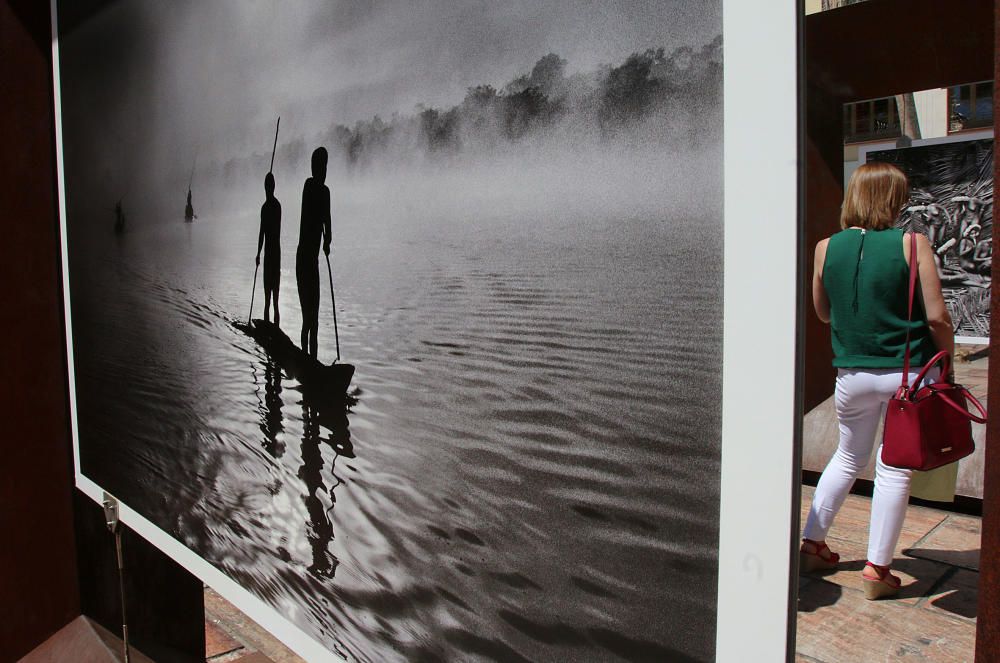 Exposición 'Sebastião Salgado. Génesis' en la plaza de la Constitución