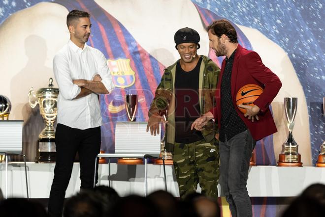 Homenaje a Juan Carlos Navarro en el Palau Blaugrana