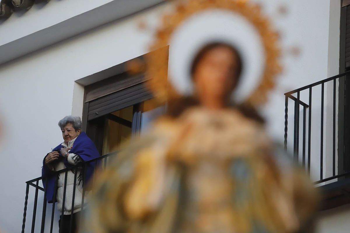 Procesión de la Inmaculada Concepción hacia la Catedral