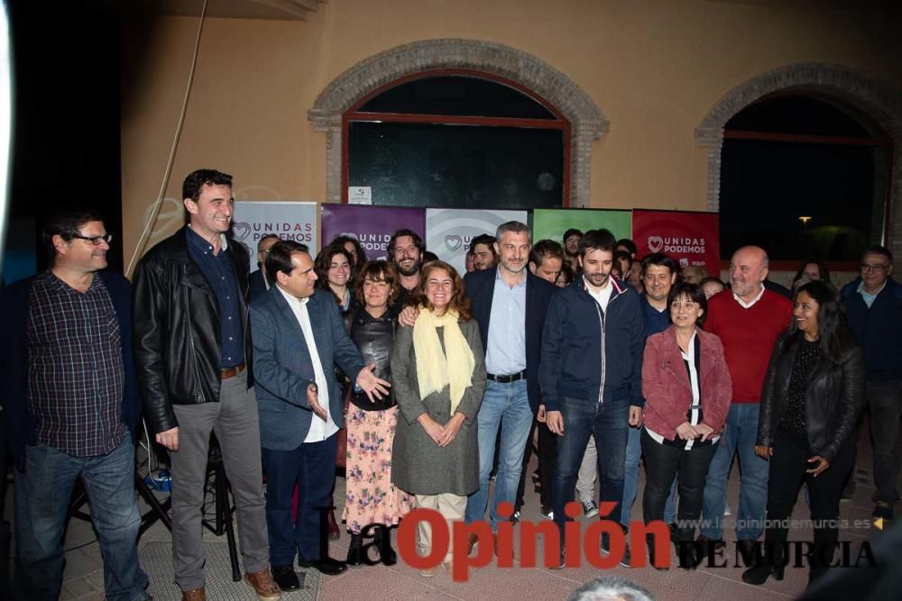 Noche electoral en la sede de Unidas Podemos