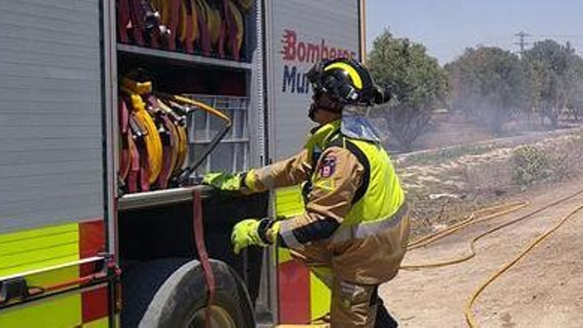 Vehículo de bomberos en una imagen de archivo