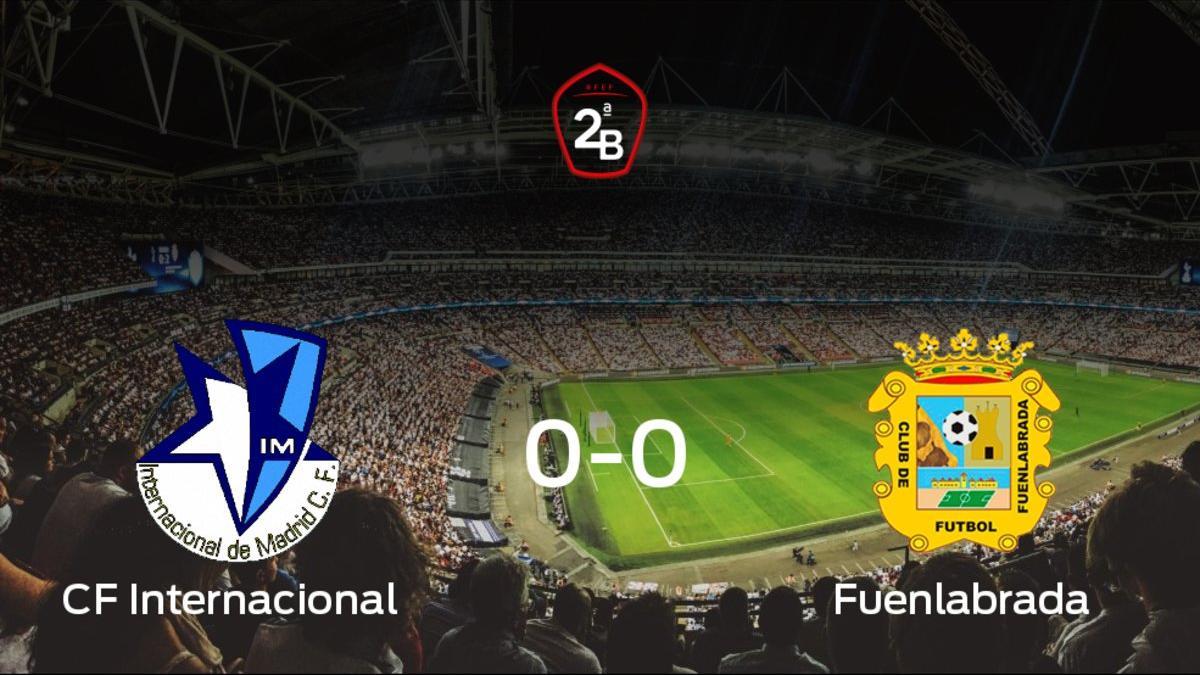 El Internacional y el Fuenlabrada solo sumaron un punto (0-0)