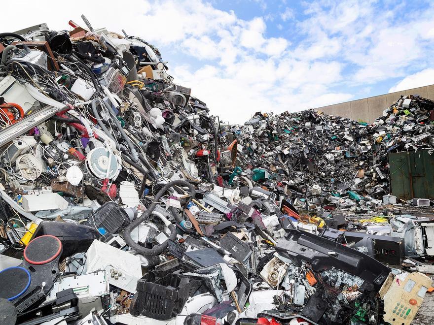 La basura electrónica se dispara y solo se recicla el 22%