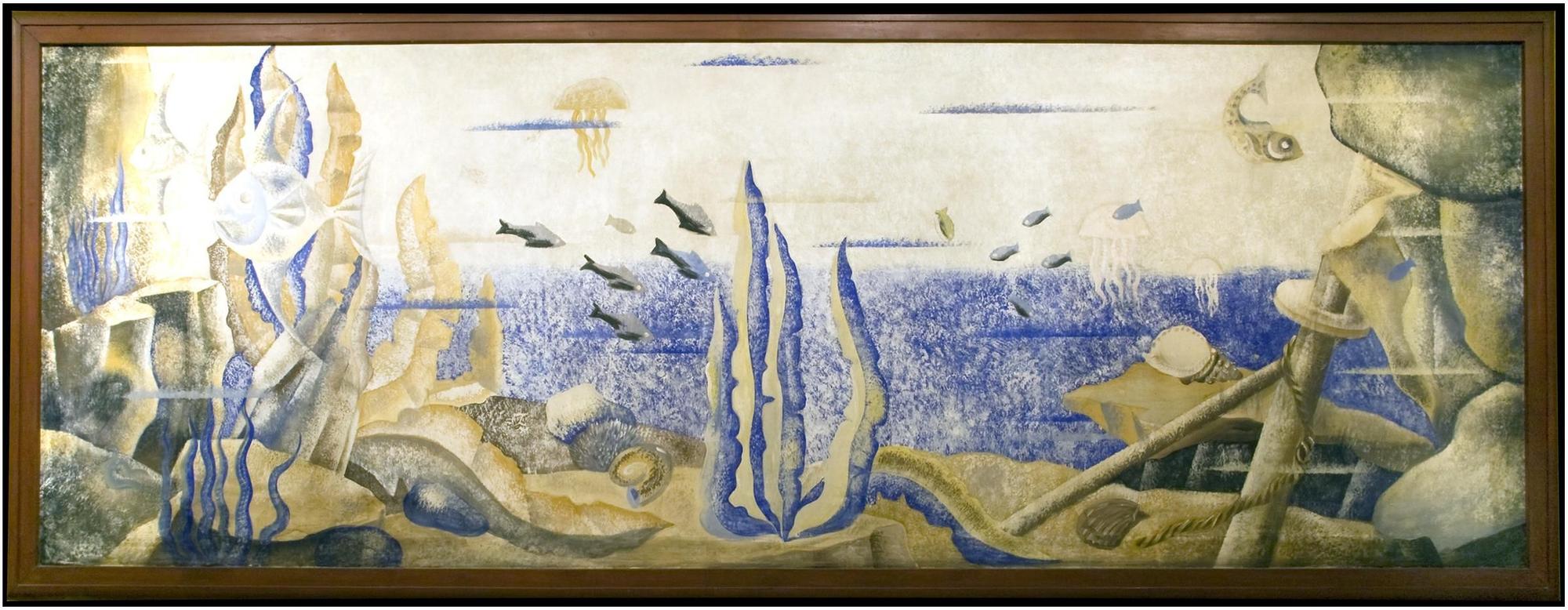 Los grandes cuadros de Urbano Lugrís en el Museo Massó de Bueu