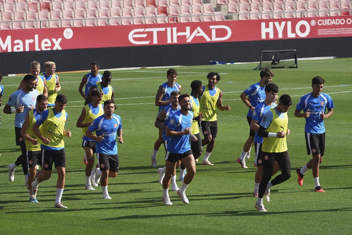 Les millors imatges de l'entrenament del Girona FC