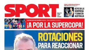 Las portadas de la prensa deportiva de hoy, 26 de enero de 2025