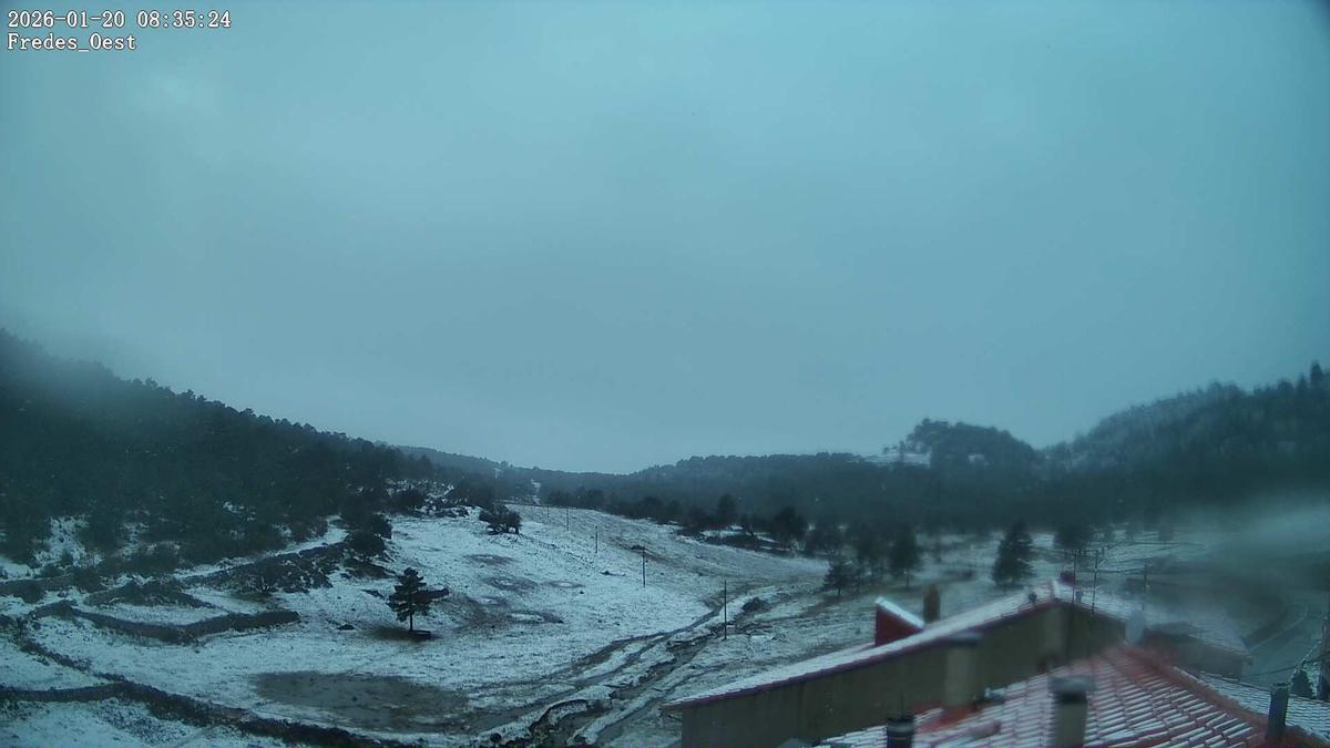 Nieve en Fredes.