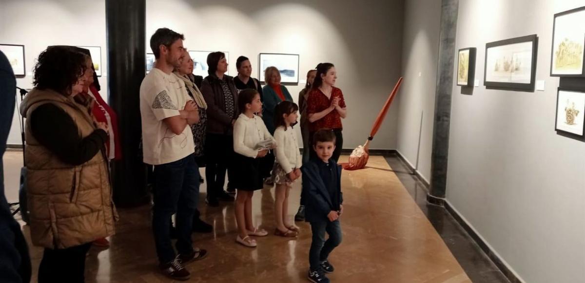 La sala de exposiciones alberga la obra de Marta Soto Paciencia. |